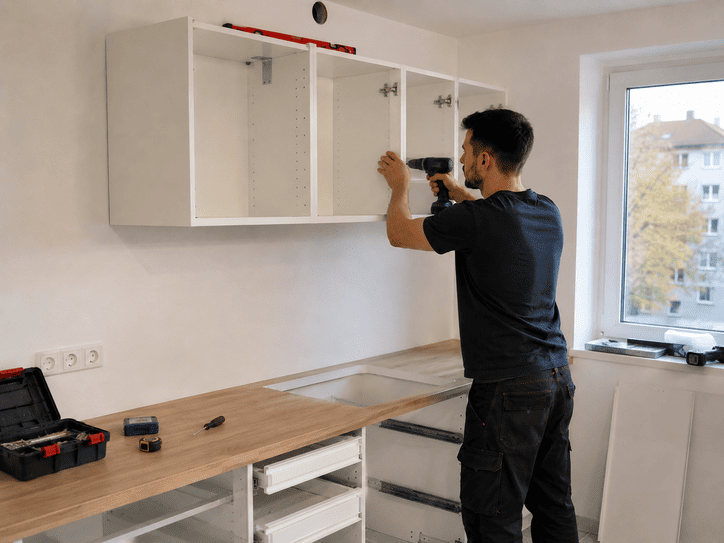 Küchenschränke montieren Wien, Küchenmontage Wien, Küchenaufbau Wien, Küchenmöbel Montage Wien
